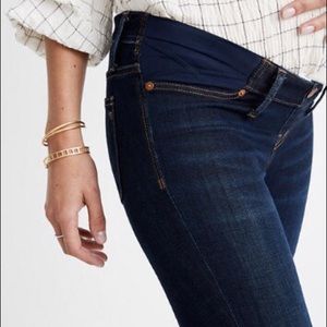 Madewell Maternity Side-Panel Skinny Jeans